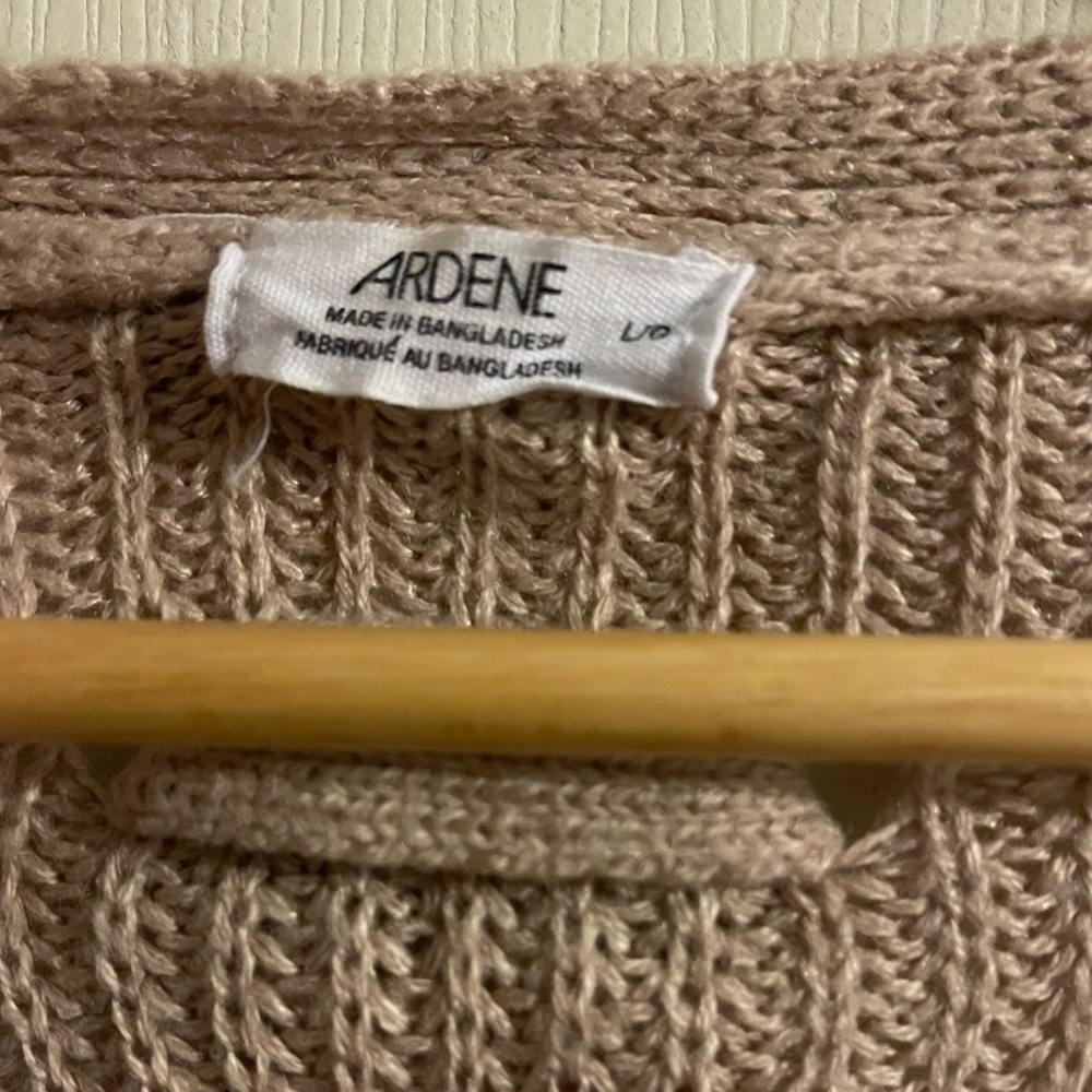 Ardene Knit Cardigan with Braided Detail - Picture 3 of 3